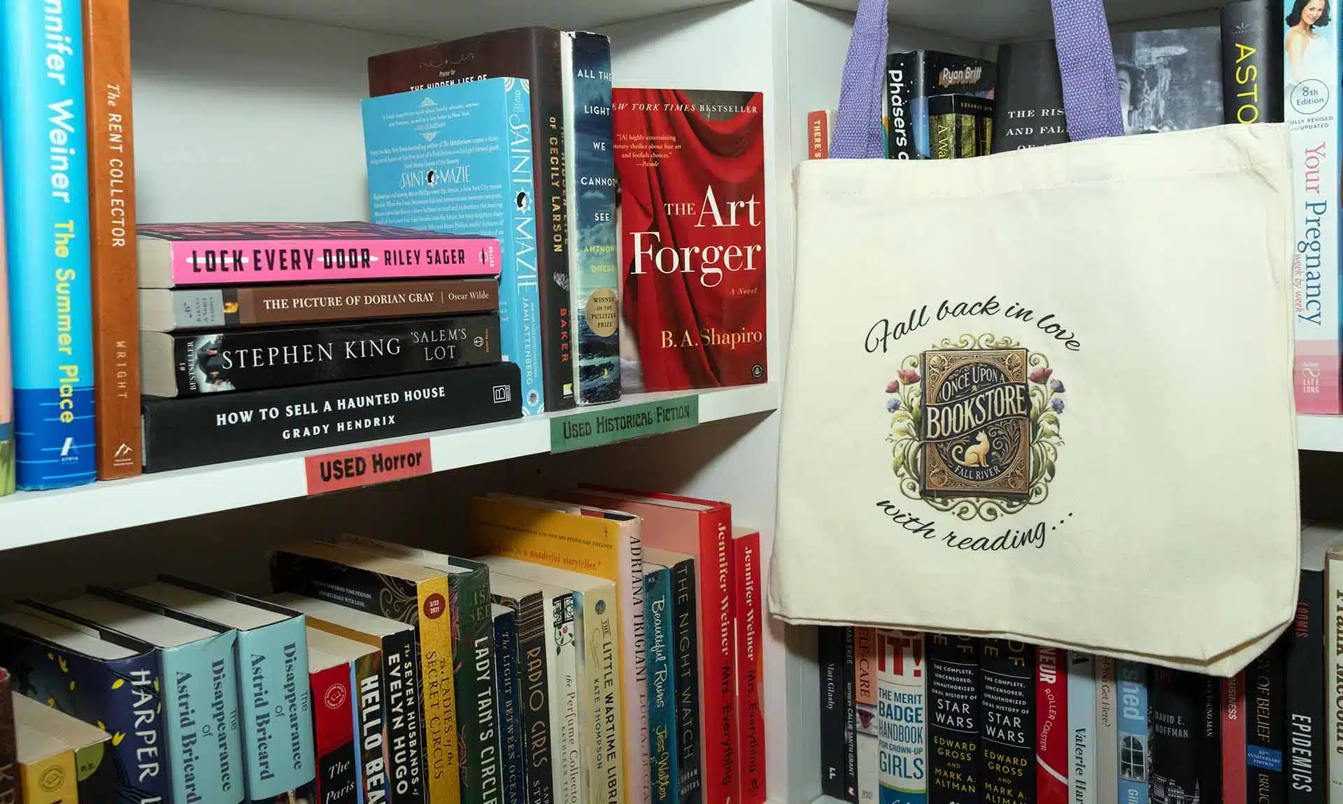 An indie bookstore in Fall River that is located inside SoCo Art Labs, a creative and artist community.
